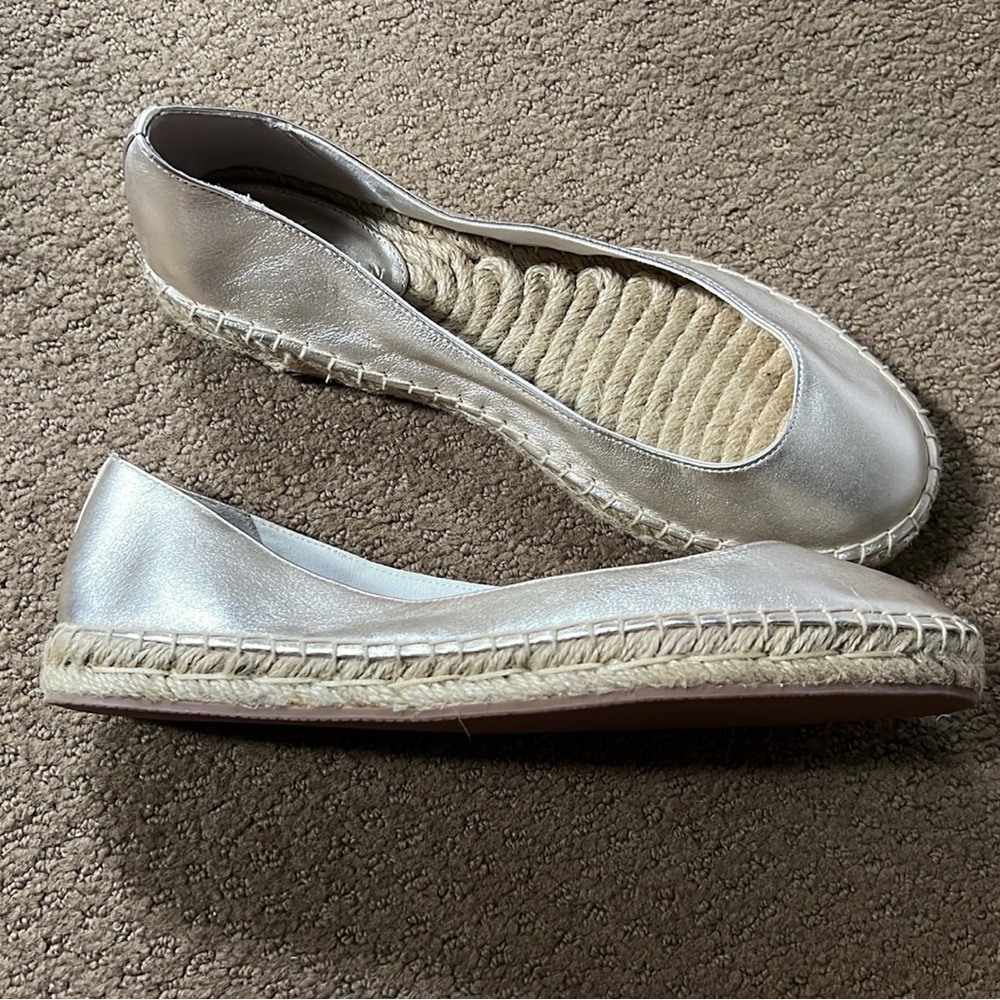 Cole Haan Gold flat espadrille BRAND NEW 9
